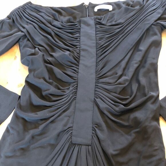 Altuzarra Imogene Ruched Off-the-shoulder Italian Midi Dress Size FR40 - Picture 16 of 16